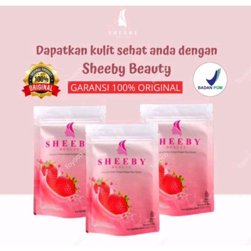 Sheeby Beauty Pemutih Badan Minuman Collagen Drink Ori Sheeby Beauty Colagen Sheby Shebby Shaby Shab