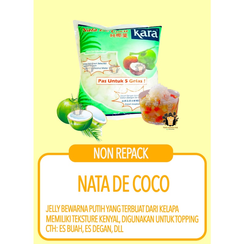 

NATA DE COCO KARA SARI KLIP BAG 1 KG (BENTUK KOTAK)