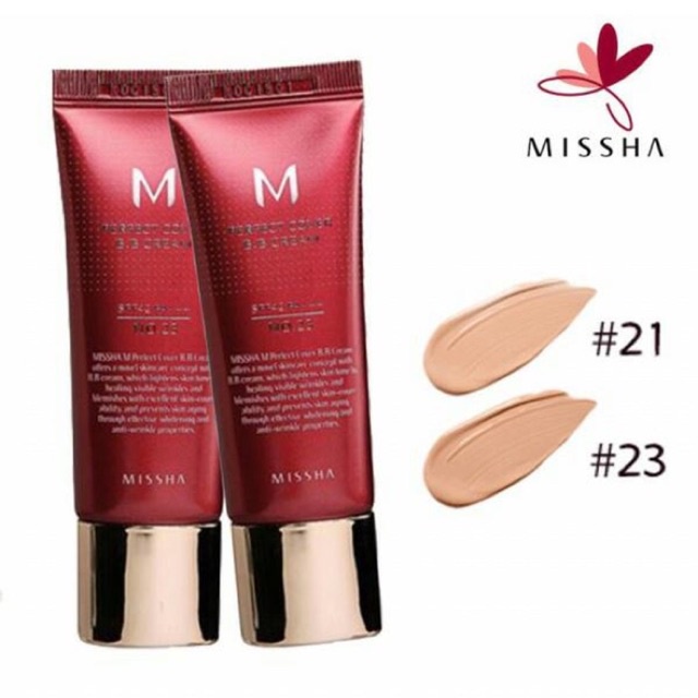 Missha M Perfect Cover BB Cream SPF 42 PA+++ 20ml travel Size