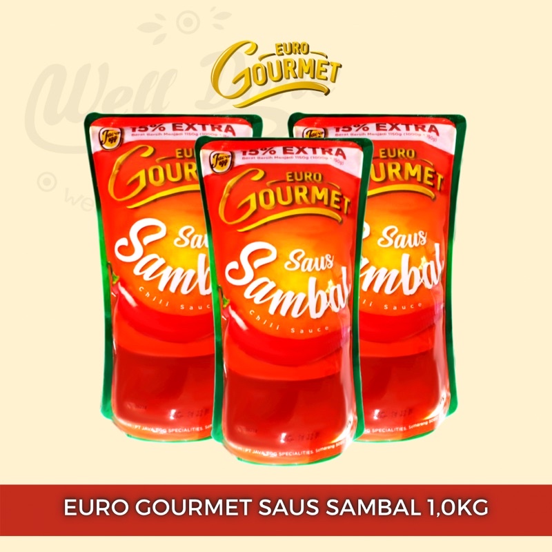 

Euro Gourmet Saus Sambal 1kg