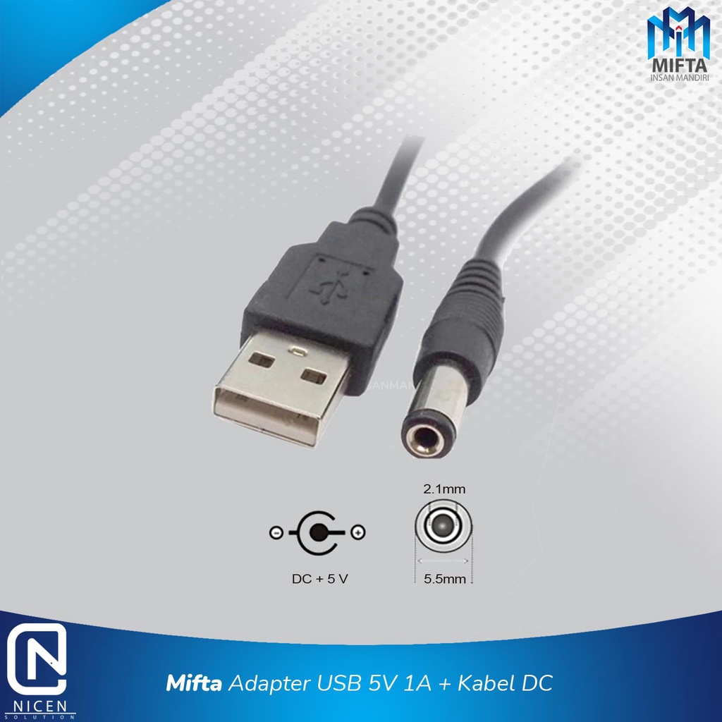 ADAPTOR 5V 1A / ADAPTOR 5W / ADAPTOR DISPENSER OTOMATIS / ADAPTOR USB TO DC