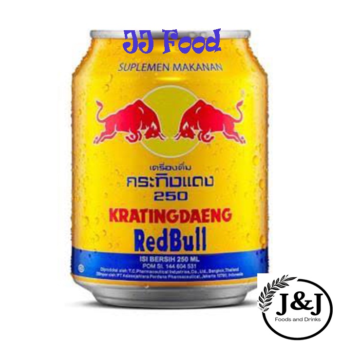 

Energy Drink / Minuman Energi Kratingdaeng RedBull 250ML x 24 CANS