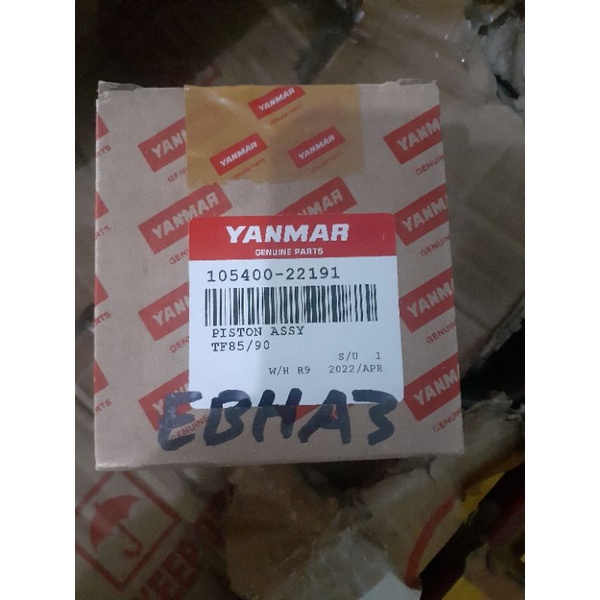 piston assy/seher komplit/piston+ring mesin diesel YANMAR TF 85(asli original)