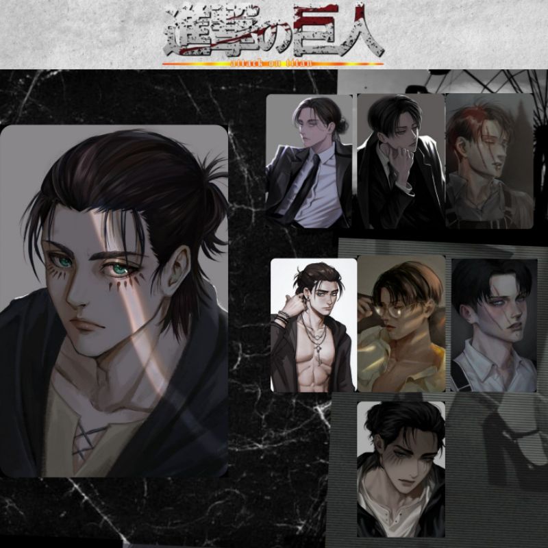 

Photocard anime Shingeki no kyojin: Attack on titan | Levi-Eren ちるちる