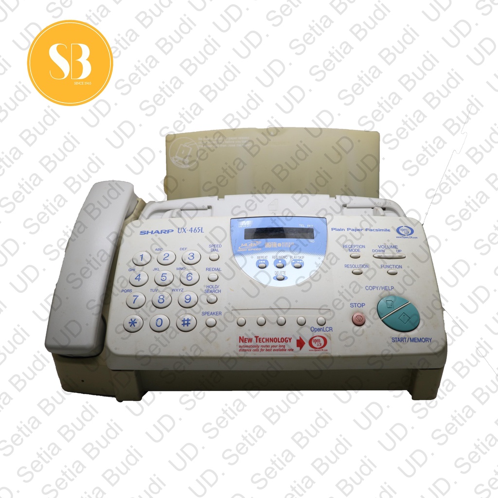 Mesin Fax Kertas HVS / Plain Paper Fax Sharp UX-465L