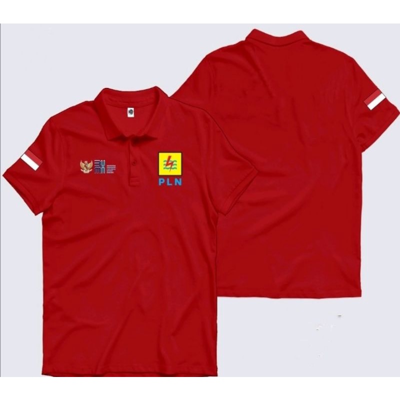 kaos polo BUMN PLN bordir