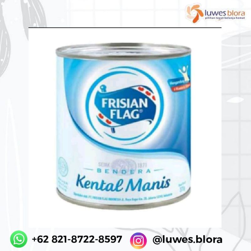 

Frisian Flag - Susu Bendera Kental Manis - 370g KALENG