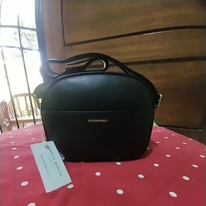 Tas Selempang Herinne black Bag By Sophie Martin Paris origina (free dust bag)