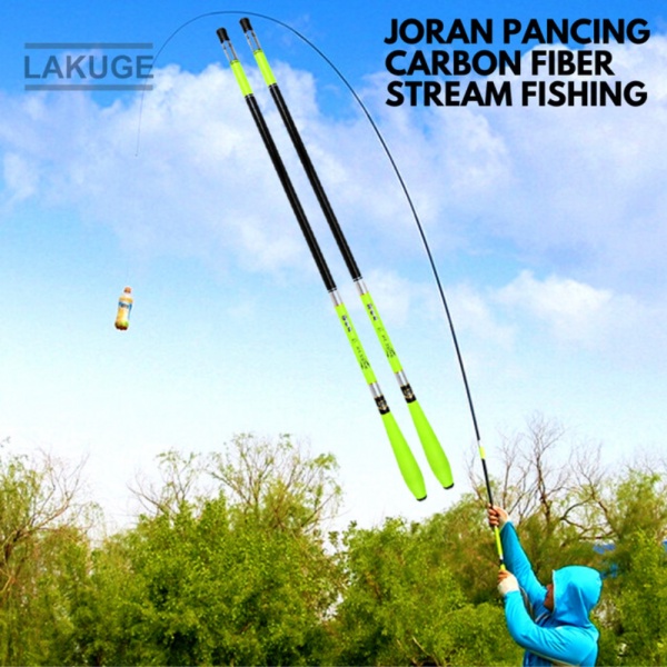 Promo Joran Pancing Joran Tegek Carbon Fiber Stream Fishing Rod - 5.8 Meter Limited