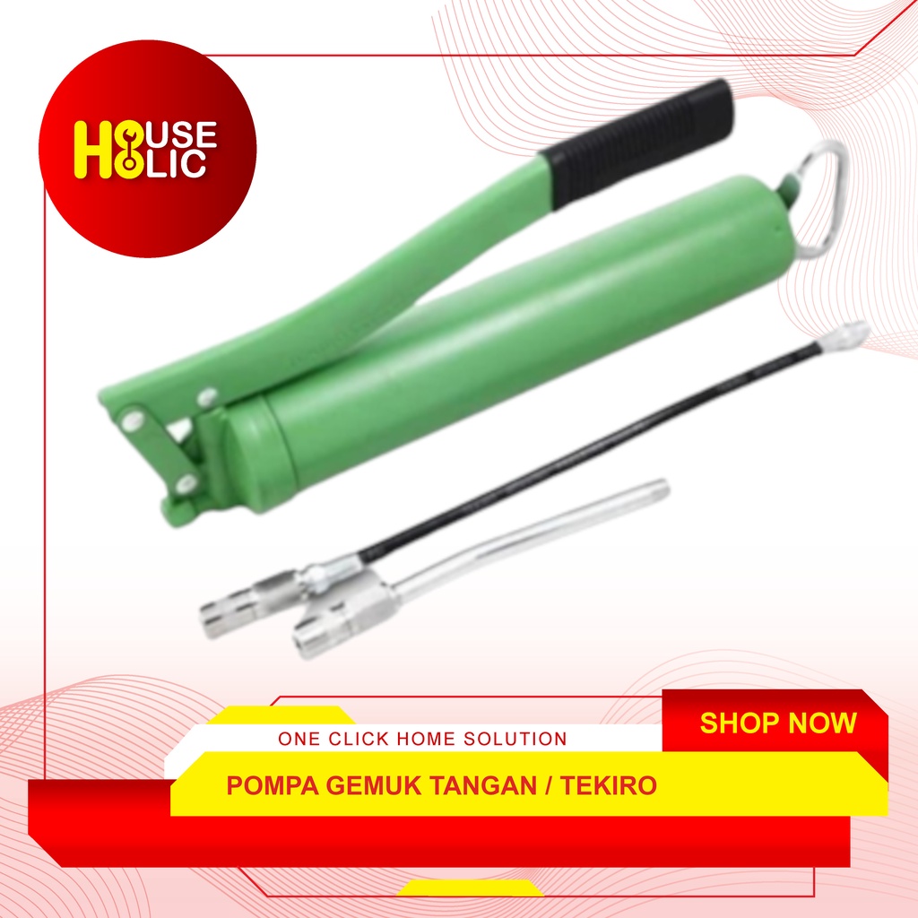 TEKIRO Pompa Gemuk Tangan 500cc 6000 PSI / Hand Gres Grease Gun 500 CC