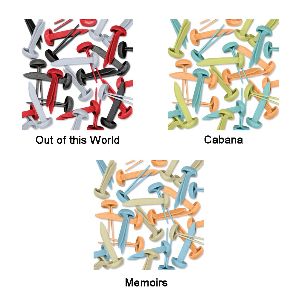 

75 pcs/set Long Brads Paper Fastener Split Pins Scrapbook embellishments