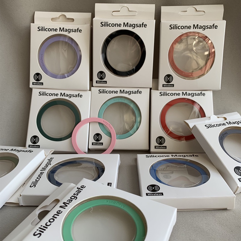 [ TOMCASES ]  RING MAGSAFE MAGNETIC COLOUR FOR ALL TYPE HP
