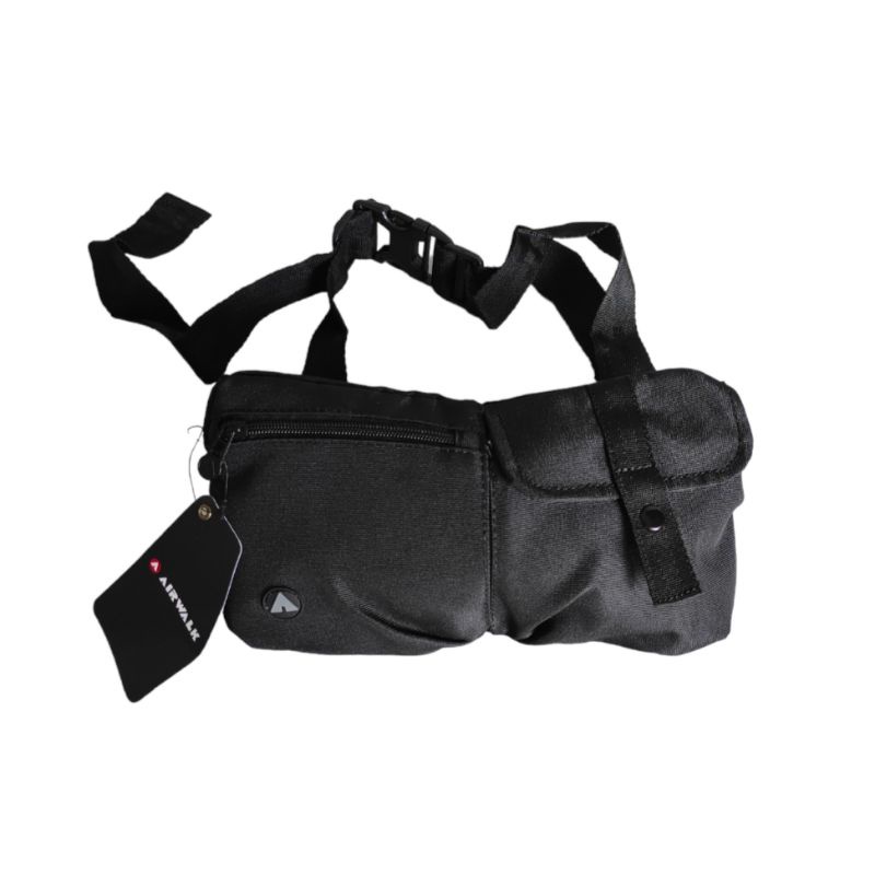 Tas Pinggang / Waistbag Airwalk Theron Black Original