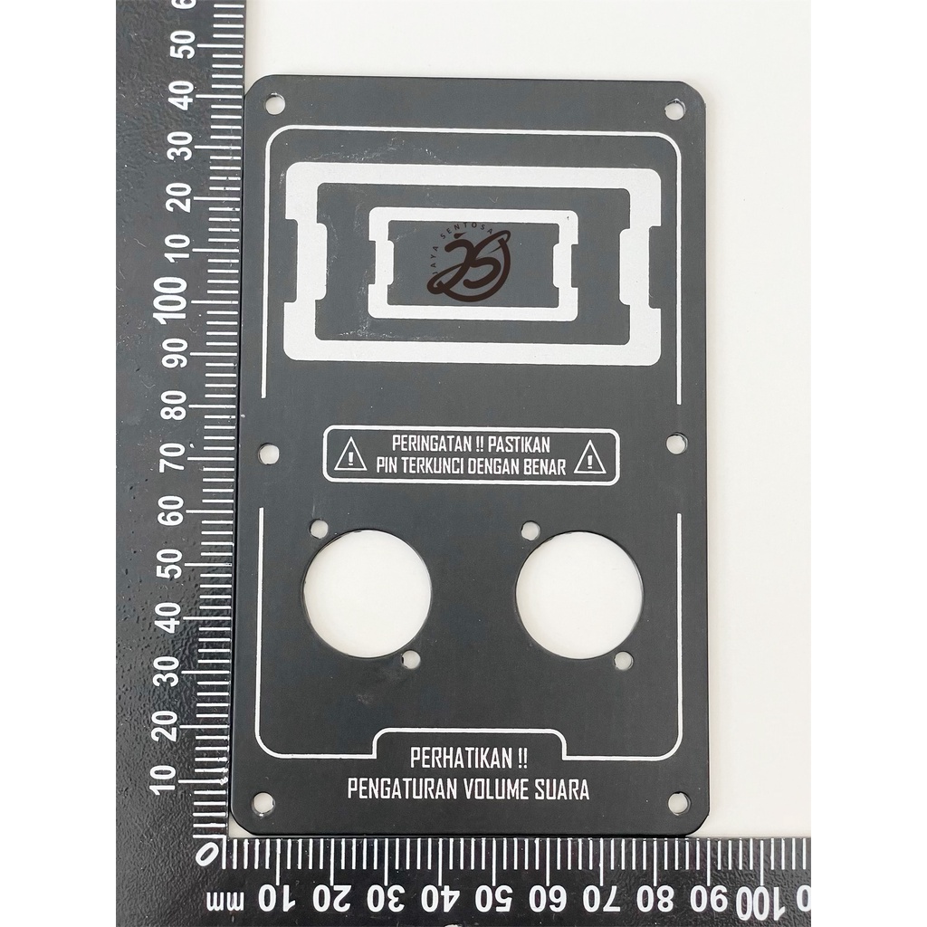 PLAT COVER PANEL SPEAKON ALUMUNIUM (2 CHANNEL) PANEL SPIKON  PREMIUM BOX DUDUKAN SPIKON