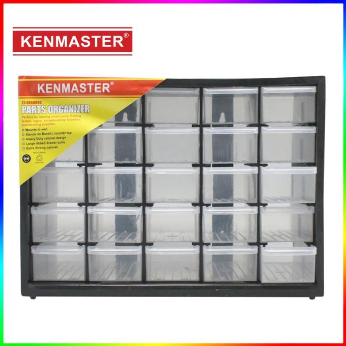 

Kenmaster Organizer Rak susun Drawer 25 Slot Kotak Spare Part Komponen