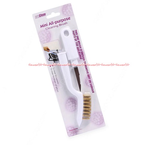 Proclean Mini All Purpose Cleaning Brush Nilon And Knife Pro Clean Sikat Dan Pisau Membersihkan Kotoran Kompor Dengan PIsau Brush Knife Proclin