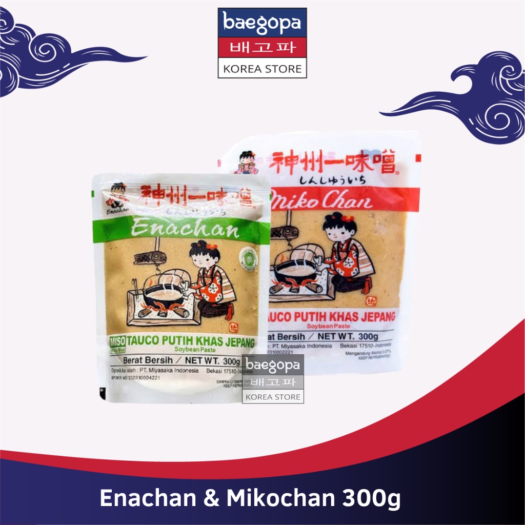 

ENACHAN & MIYACHAN Pasta Miso Putih 300 g Halal │ Tauco Ala Jepang untuk Sup Miso Ramen Udon