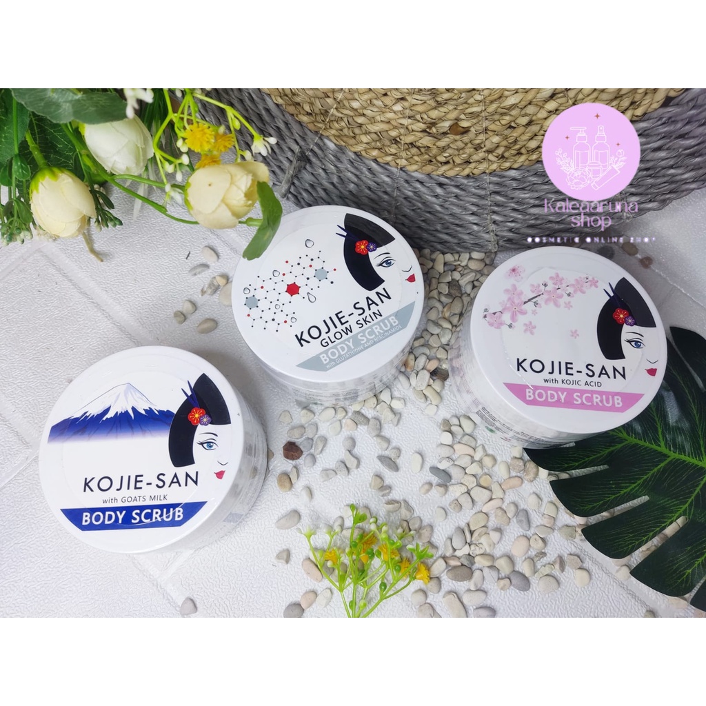 Jual Body Scrub KojieSan With Kojic Acid / Glutathione & Niacinamide