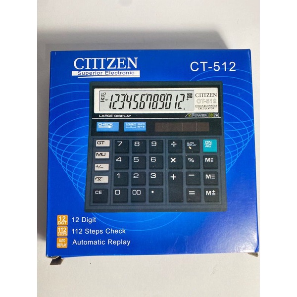 

KALKULATOR MURAH CITIZEN CT-512