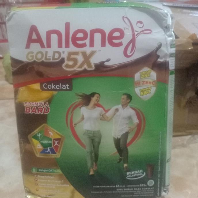 

[ COD ] Anlene Gold 5X Susu Bubuk Cokelat 885 gr-Tulang, Sendi & Otot