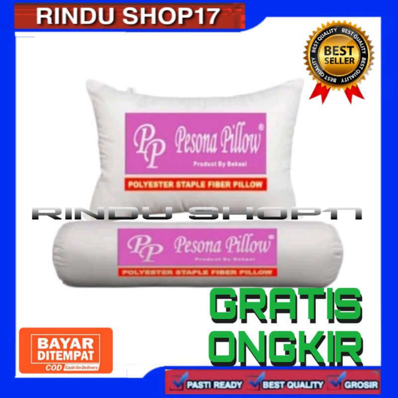 (RS)Bantal Guling Bantal tidur bantal kepala isi silikon 100%