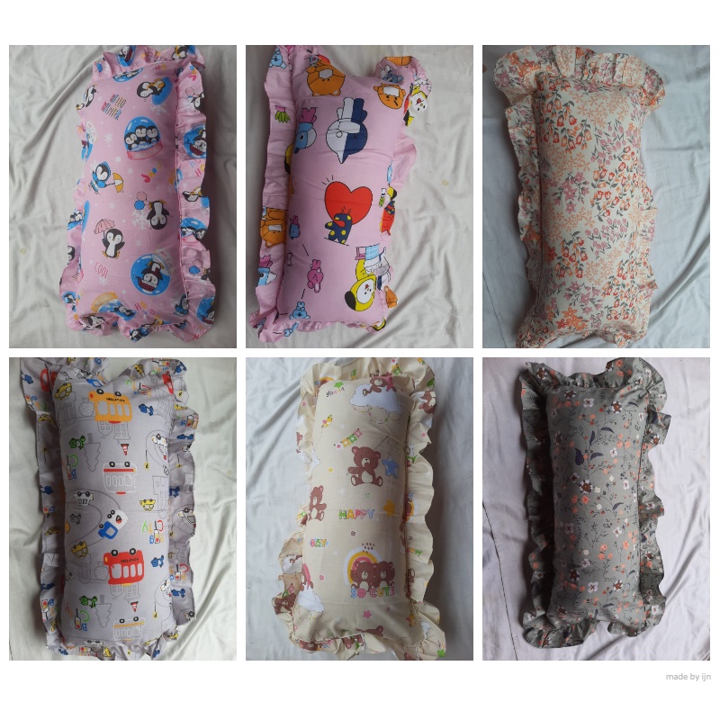 Sarung Bantal Anak | Sarung Bantal Cinta Kecil 30x55 | Sarung Bantal Cinta Mini Imut (Halus)