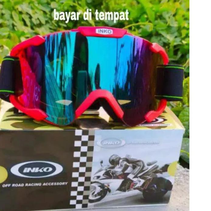 Terbaik  |Kaca google cross || kaca gogle cross 100% original INKO ||  pnp untuk semua helm cross