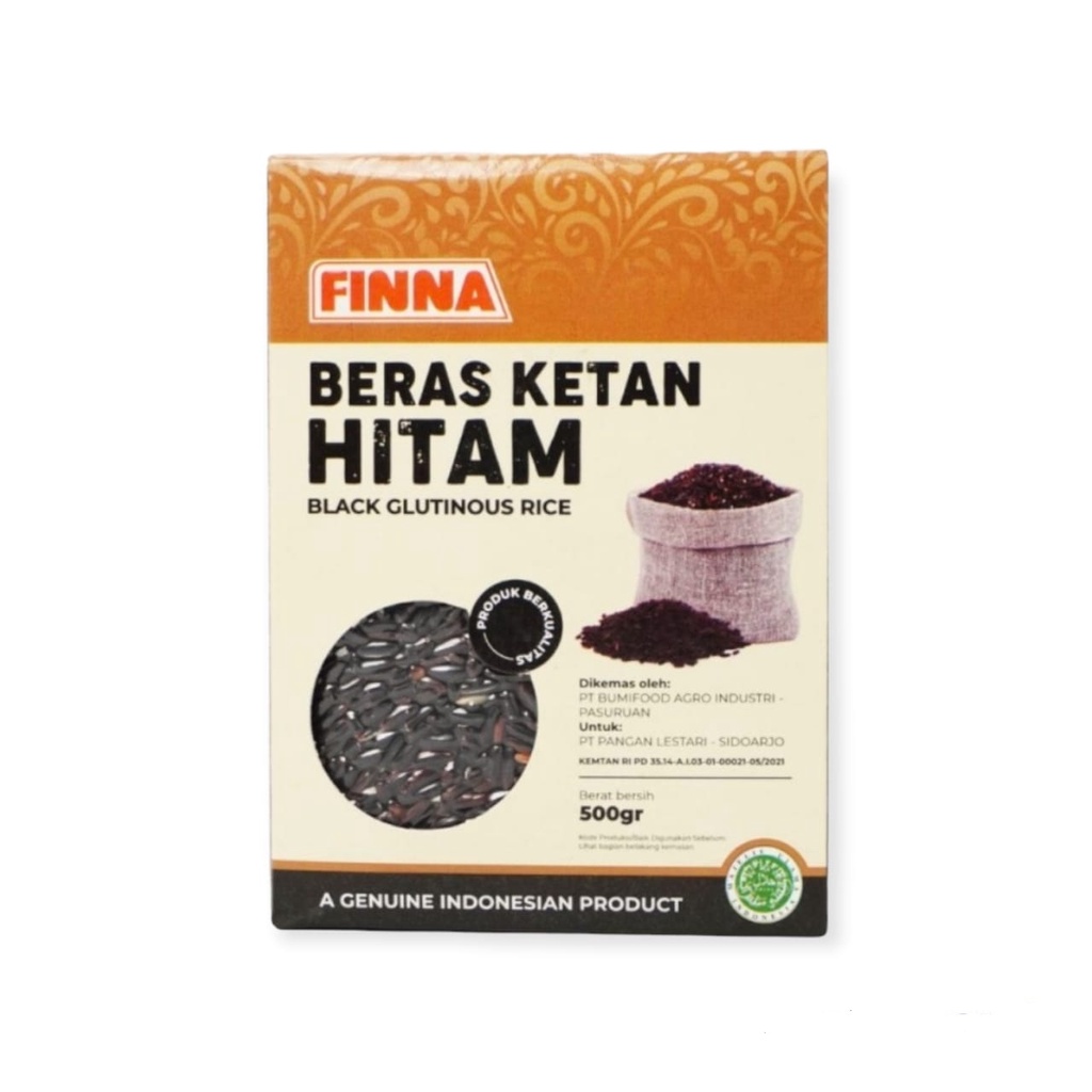 BERAS KETAN HITAM FINNA 500GR BLACK GLUTINOUS RICE