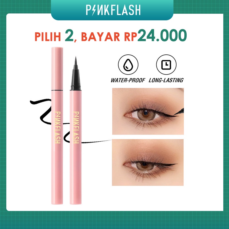 PINKFLASH OhMyLine Eyeliner Pen  Anti Air Tahan Lama -Hitam Waterproof Eyeliner Pencil