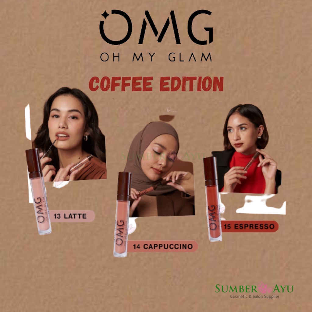 OMG Oh My Glam Matte Kiss Lip Cream │Lipstik Lipstick Lipcream OMG