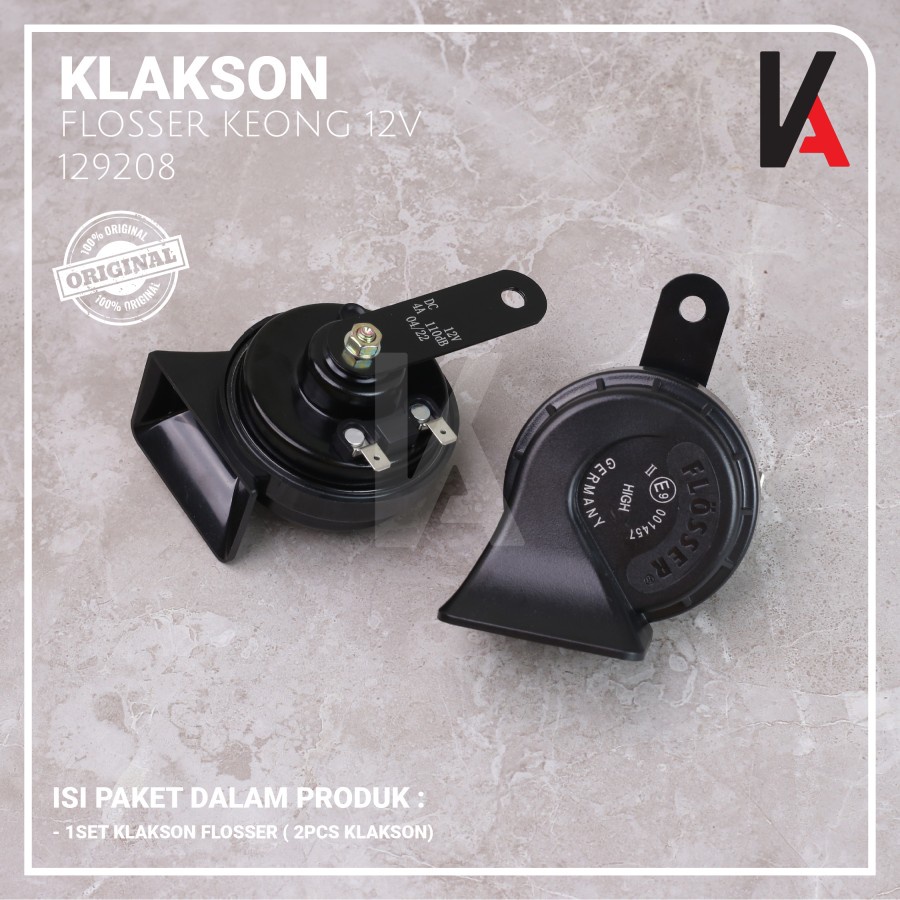 KLAKSON KEONG MOBIL MOTOR FLOSSER GERMANY  - TANPA KABEL