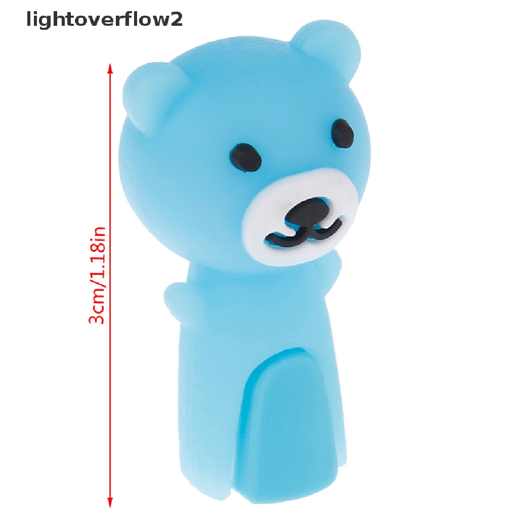 (lightoverflow2) 3pcs / 1 Set Tutup Pensil / Kosmetik / Makeup Bahan Silikon