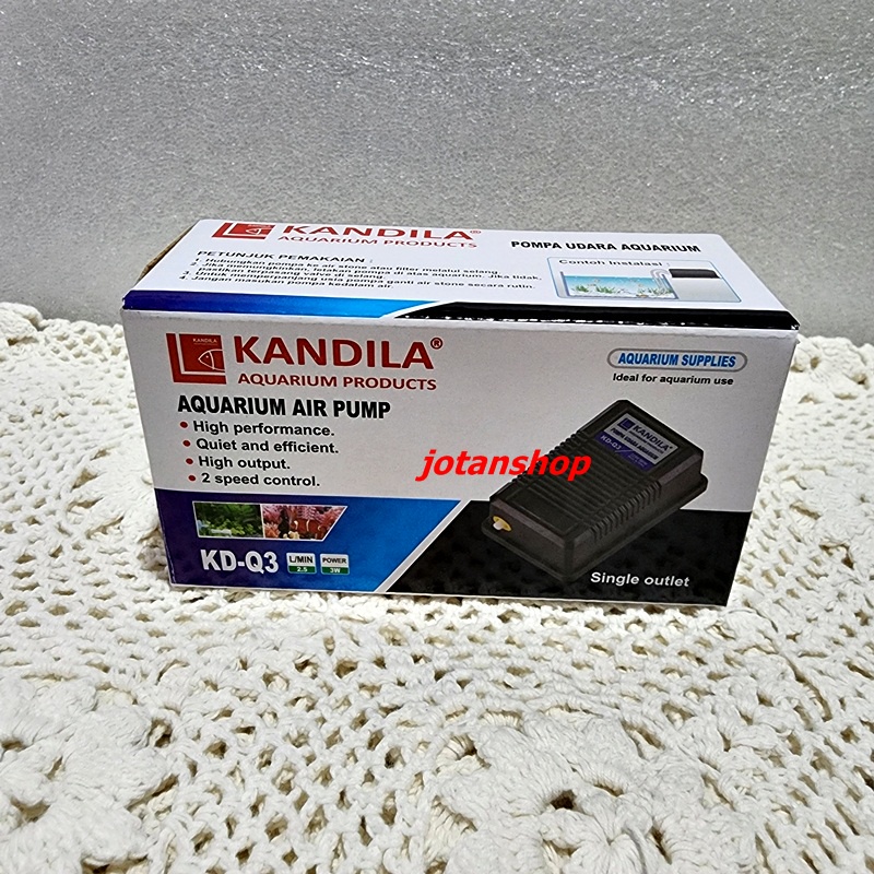 ROSSTON KD Q3 Mesin Aerator Pompa Udara 1 Lubang lobang Aquarium Aquascape air pump