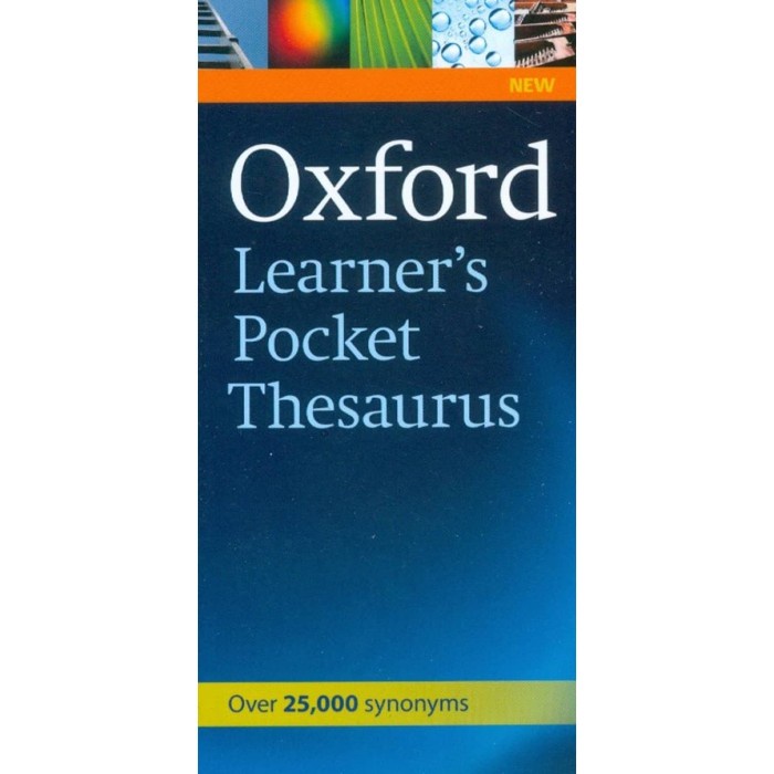 Kamus Bahasa Buku Oxford Leaner'S Pocket Thesaurus