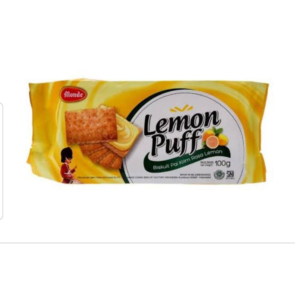 

Monde Biskuit Lemon Puff / Choco Puff 100gr