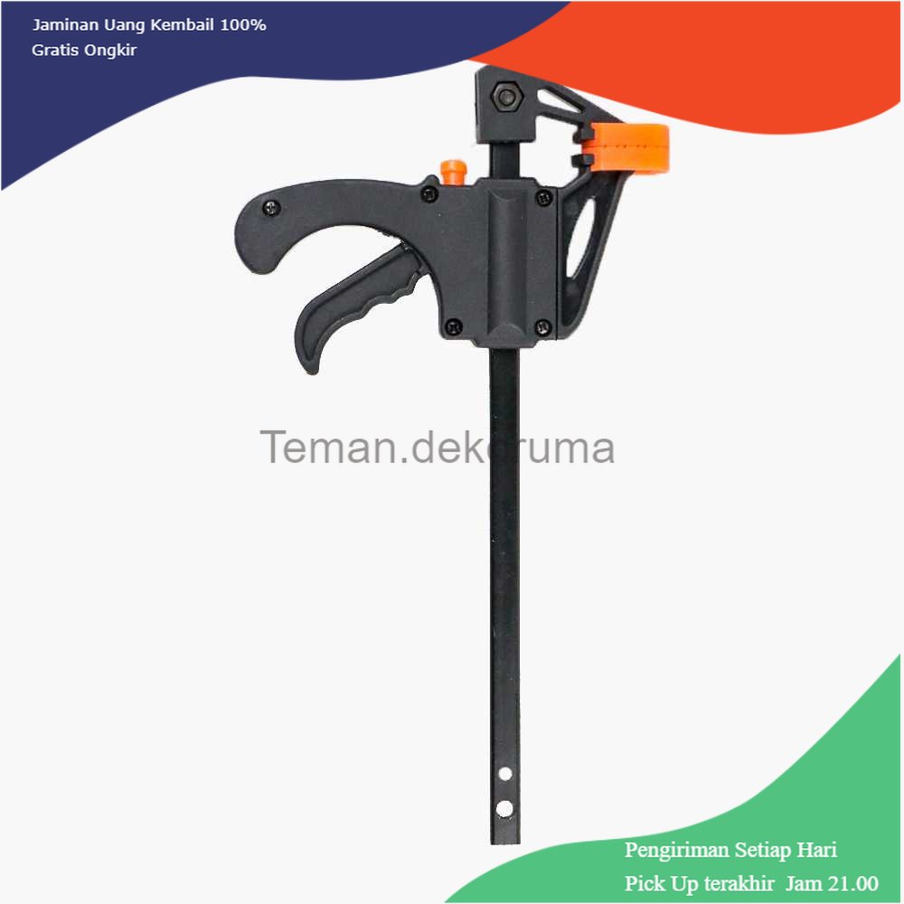 TD - PKK Taffware Speed Squeeze Ratcheting Clamp Penjepit Kayu 4 Inch - T22106