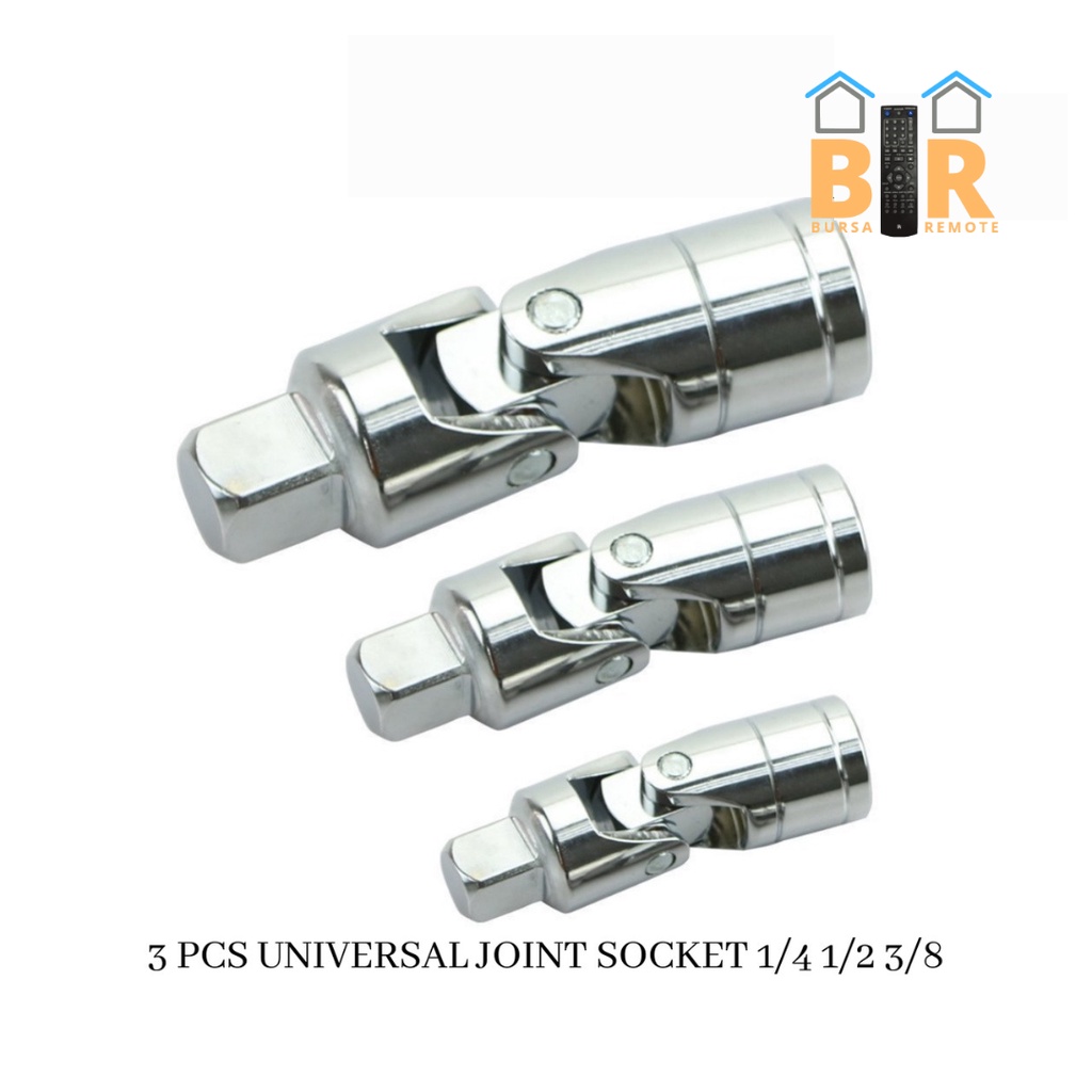 Extension Bar JOINT SOCKET Soket Universal 1 / 4 &quot;3 / 8&quot; 1 / 2 &quot;