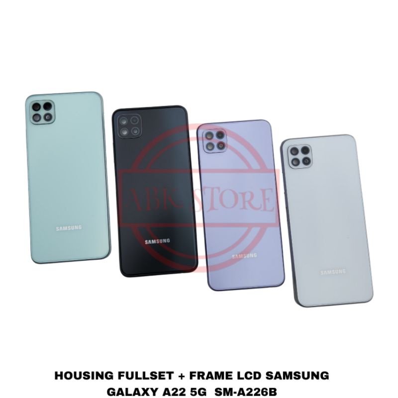 BACK CASING - KESING - HOUSING SAMSUNG GALAXY A22 5G SM-A226B FULLSET