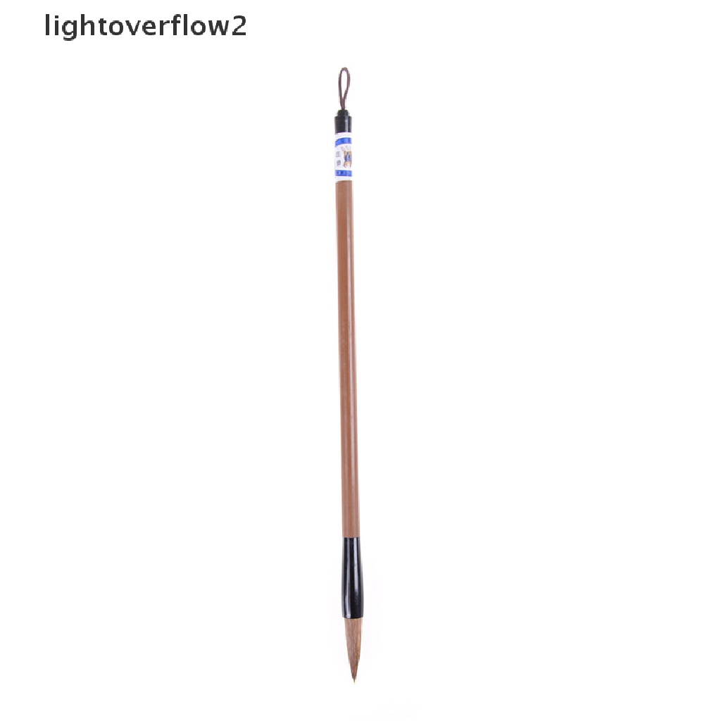 (lightoverflow2) 3pcs / Set Kuas Kaligrafi Cina / Jepang Warna Coklat