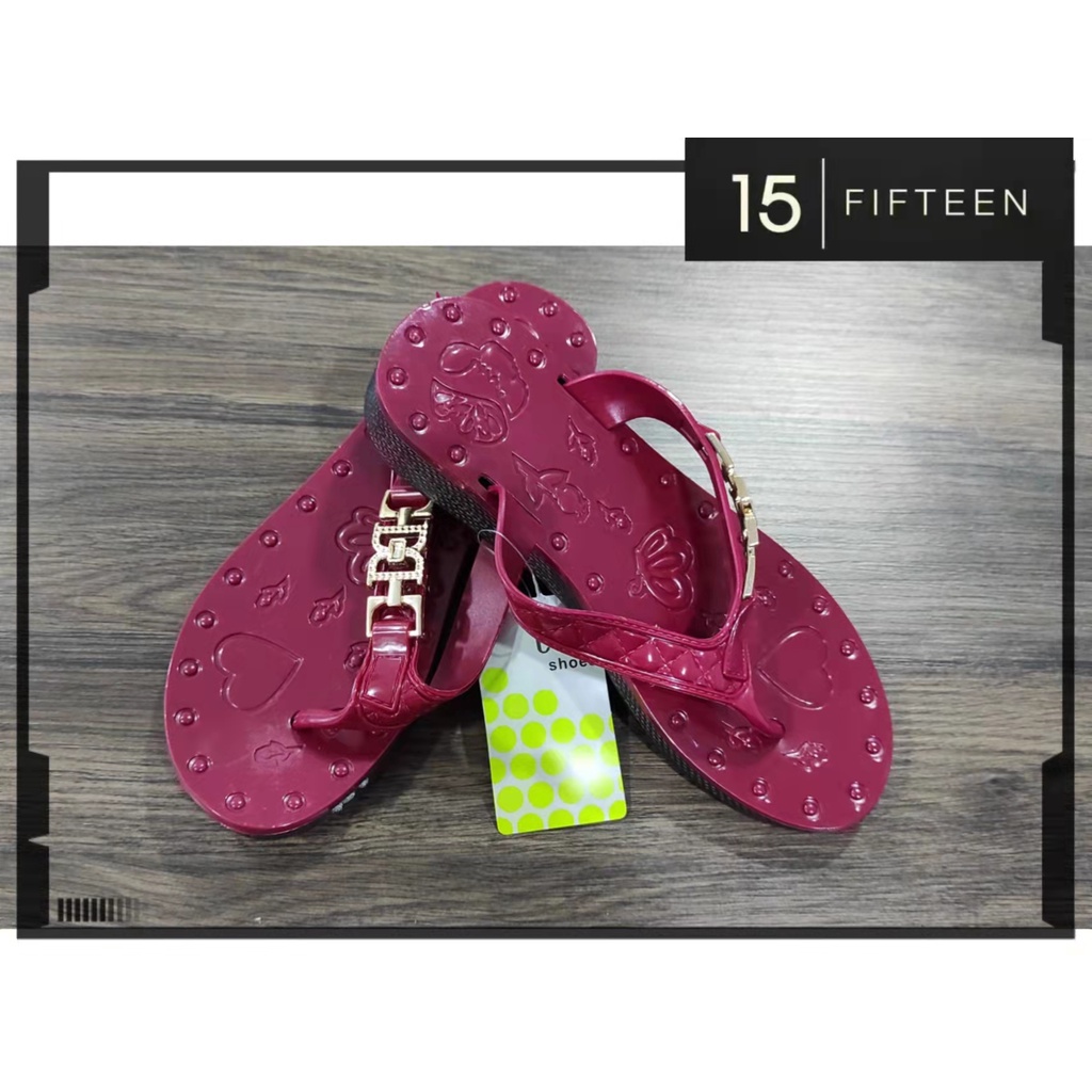 15 SHOP --- LSH - Sandal Wanita Jepit Slip On Sandal Jelly / outdoor