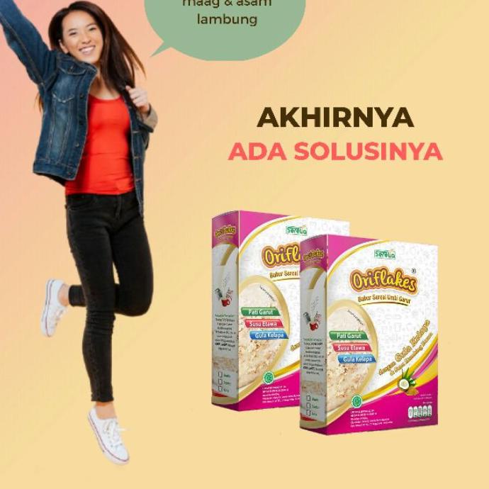 

READY ✅ORIFLAKES GASTRO ASAM LAMBUNG SEREAL TEPUNG PATI UMBI GARUT OBAT ASAM LAMBUNG DENGAN SUSU ETTAWA|KD6