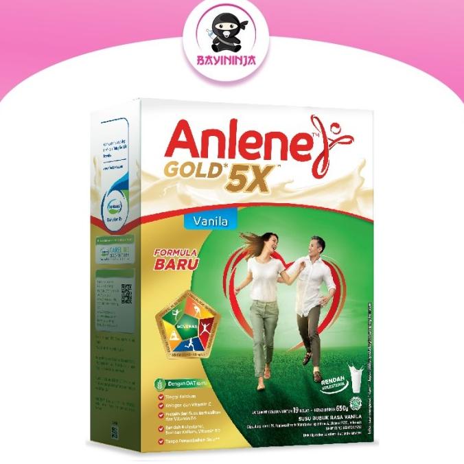 

[ COD ] ANLENE Gold Vanila Susu Kalsium Box 650 g