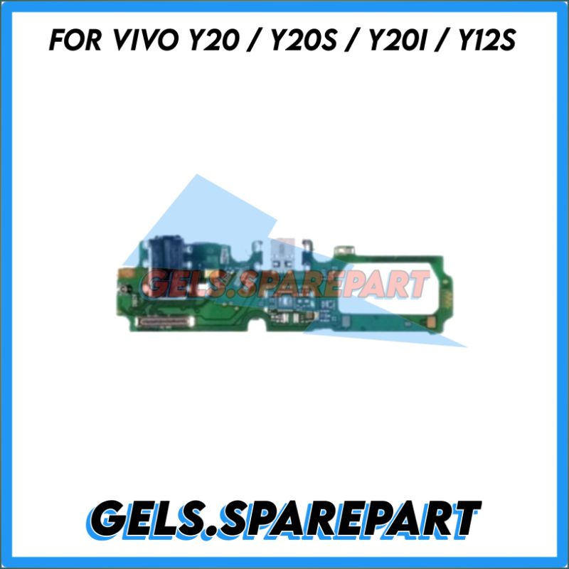 Flexible Board Charger Papan Cas Headset Hansfree Vivo Y20 / Y20S / Y20i / Y12S + Mic Original