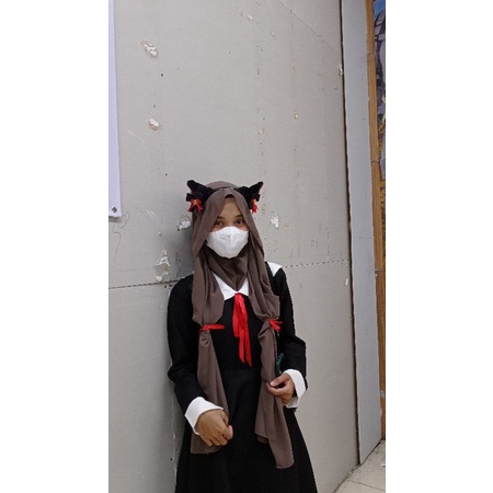 rental costum cosplay miko ino (kaguya sama love is war hijab ver)
