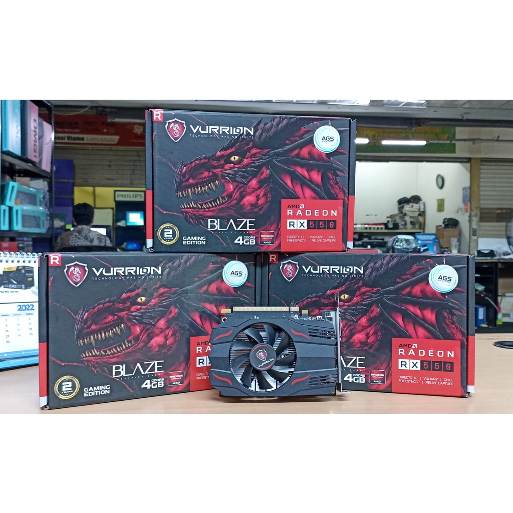 VGA VURRION RX550 4GB DDR5