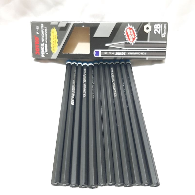 Jual Pensil B Joyko P Pensil Kayu B Joyko P Hitam Pack