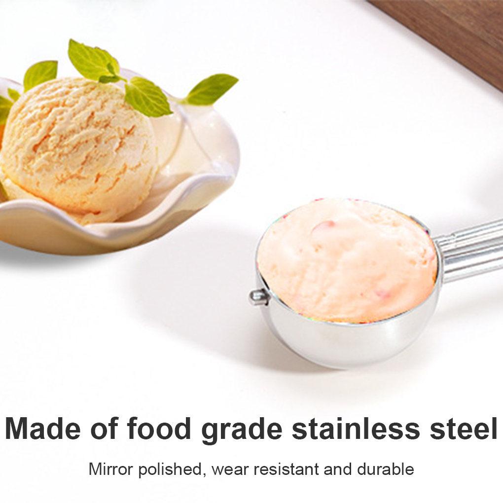 Sendok Es Krim 118inci Sendok Kue Kering Stainless Sendok Penggali Kentang Buah Ball Scooper
