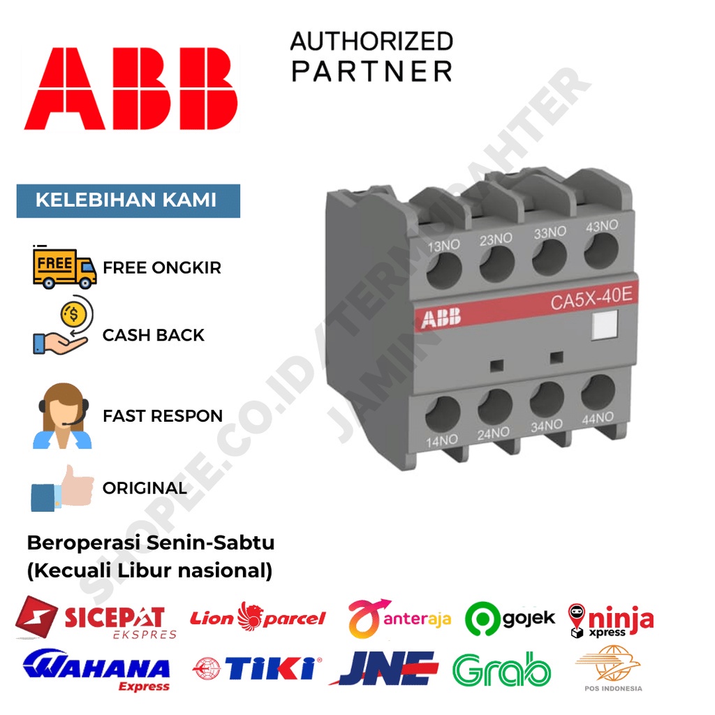 ABB 1SBN019040R1022 CA5X-22E - Auxiliary Contact Block
