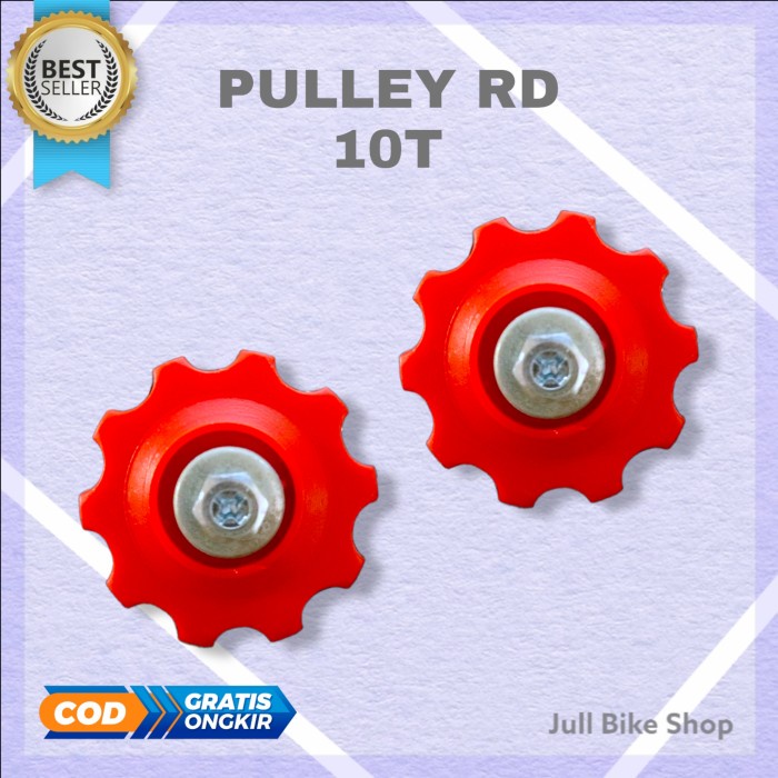 1pcs Pulley RD 10T sepeda lipat mtb rear derailleur gear belakang plastik