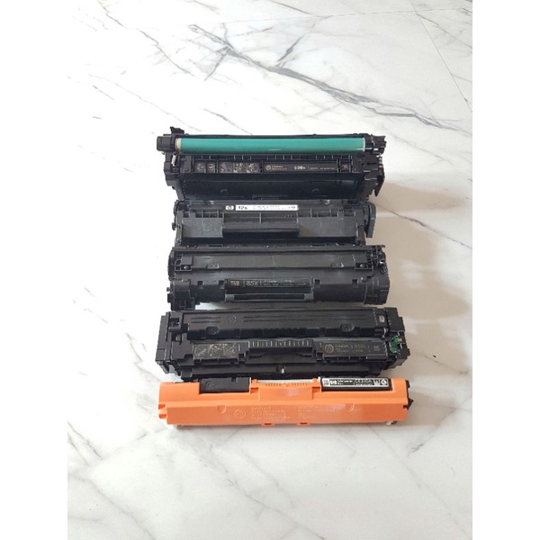 Toner Cartridge HP 85A, 410A, 12A, 508A, CE 310A Kosongan Original